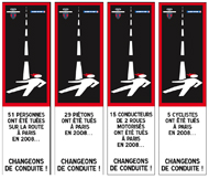 Opération «51 morts à Paris en 2008… Changeons de conduite ! »