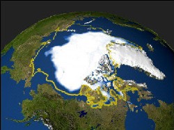 La glace de l'Océan Arctique pourrait disparaître en été d'ici à 2040